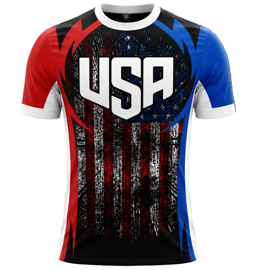 EM ELITE JERSEY - RED BLUE USA