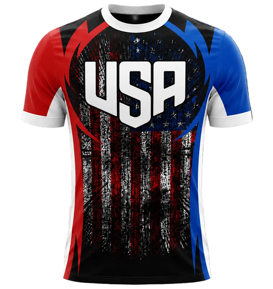 EM ELITE JERSEY - RED BLUE USA